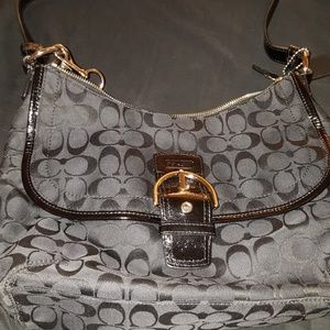 Authentic Coach Signature Purse Black